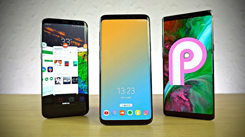 Android 9.0 Pie для смартфонов Samsung Galaxy начнет распространяться не раньше января 2019